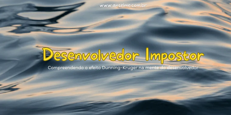 Existe um momento curioso na vida de qualquer profissional de tecnologia em que tudo parece fazer sentido demais, até não fazer mais sentido nenhum. Oscilamos entre a falsa plenitude do "já sei tudo" e o terror silencioso do fu... No meio desse vai-e-vem cognitivo nasce o desenvolvedor impostor. Um profissional que ora se acha brilhante por ignorância, ora se acha um fracasso por excesso de consciência. E embora isso pareça apenas um dramalhão, essa gangorra mental afeta diretamente a qualidade do software, as relações dentro das empresas e a percepção que temos sobre nós mesmos.